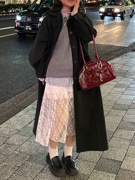 Kiyoさん（レディース・156cm）の冬コーディネート