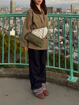 Kiyoさん（レディース・156cm）の冬コーディネート