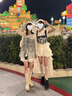 「FOREVER 21（フォーエバー トゥエンティーワン）のアイテム」を使った、Kiyoさん（レディース・156cm）の春コーディネート