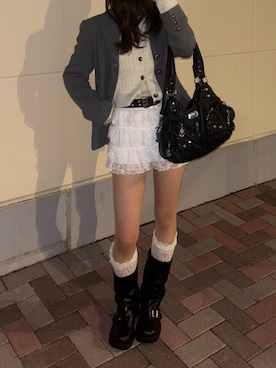 「U.S. POLO ASSN.（ユーエスポロアッスン）のアイテム」を使った、Kiyoさん（レディース・156cm）の春コーディネート