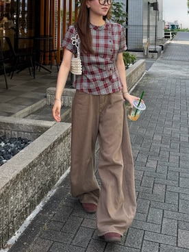「PANDORA（パンドラ）のアイテム」を使った、Kiyoさん（レディース・156cm）の夏コーディネート