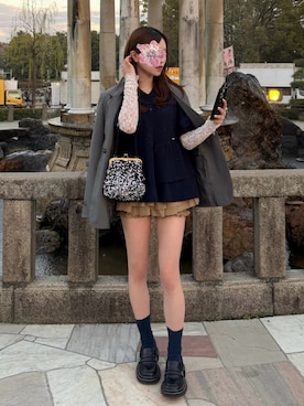 「mideal（マイディール）のアイテム」を使った、Kiyoさん（レディース・156cm）の春コーディネート