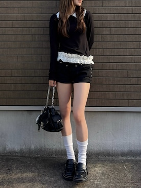 「CREATEs（クレイツ）のアイテム」を使った、Kiyoさん（レディース・156cm）の秋コーディネート