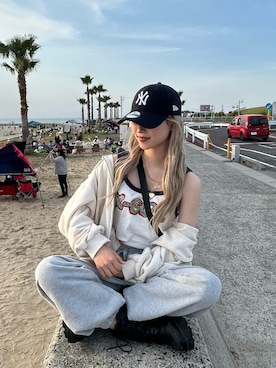 「Kastane（カスタネ）のアイテム」を使った、Kiyoさん（レディース・156cm）の夏コーディネート