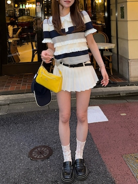 「PANDORA（パンドラ）のアイテム」を使った、Kiyoさん（レディース・156cm）の夏コーディネート