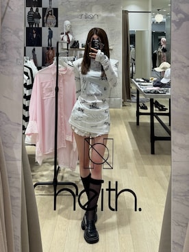 「neith.（ネイス）のアイテム」を使った、Kiyoさん（レディース・156cm）の春コーディネート