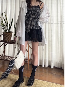 「mideal（マイディール）のアイテム」を使った、Kiyoさん（レディース・156cm）の夏コーディネート