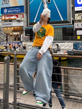 「A BATHING APE（アベイシングエイプ）のアイテム」を使った、seseiyaiyaさん（メンズ・170cm）の春コーディネート
