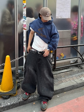 「A BATHING APE（アベイシングエイプ）のアイテム」を使った、seseiyaiyaさん（メンズ・170cm）の秋コーディネート