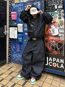 「A BATHING APE（アベイシングエイプ）のアイテム」を使った、seseiyaiyaさん（メンズ・170cm）の冬コーディネート