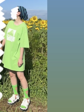 「チャイハネ（チャイハネ）のアイテム（帽子）」を使った、おちさん（レディース・155cm）の秋コーディネート