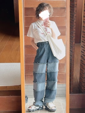 「SEVENDAYS=SUNDAY（セブンデイズサンデイ）のアイテム」を使った、おちさん（レディース・155cm）の秋コーディネート
