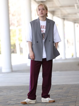 「はじめましてコーデ」｜「アイテム（その他）」を使った、EIJIさん（メンズ・173cm）の春コーディネート