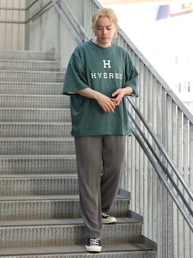 「アイテム（その他）」を使った、EIJIさん（メンズ・173cm）の春コーディネート