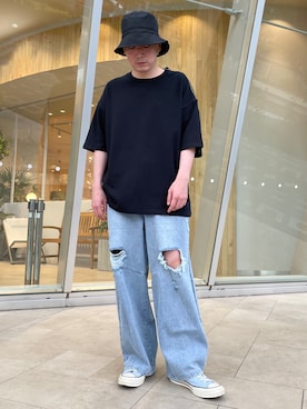 「デニムっていいよね」｜「アイテム（その他）」を使った、EIJIさん（メンズ・173cm）の夏コーディネート