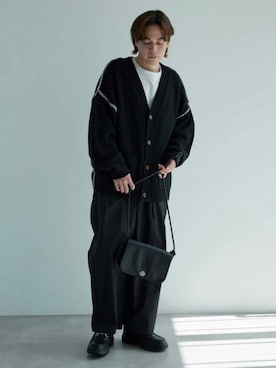 「JUNRED（ジュンレッド）のアイテム（シューズ）」を使った、EIJIさん（メンズ・173cm）の秋コーディネート