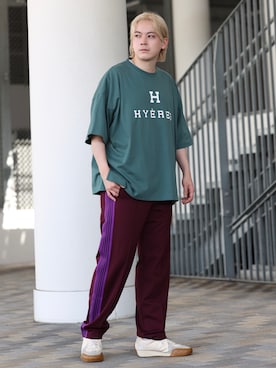 「re_k by JUNRED（レクバイジュンレッド）のアイテム（パンツ）」を使った、EIJIさん（メンズ・173cm）の春コーディネート