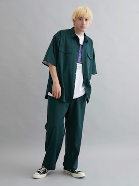 「アイテム（その他）」を使った、EIJIさん（メンズ・173cm）の夏コーディネート
