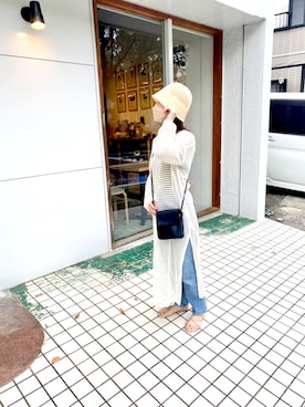 「サーモハット」｜kanamiさん（レディース・158cm）の夏コーディネート