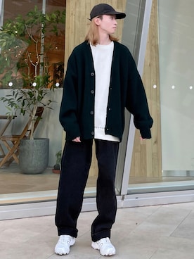 「ステッチ」｜「アイテム（その他）」を使った、カズヤさん（メンズ・170cm）の秋コーディネート