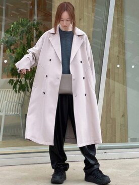「JUNRED（ジュンレッド）のアイテム（バッグ）」を使った、カズヤさん（メンズ・170cm）の秋コーディネート