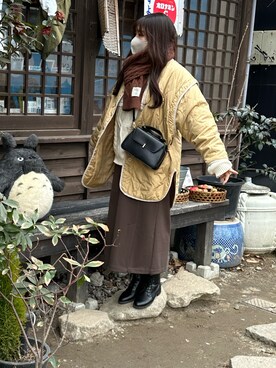 がさーさん（レディース・159cm）の冬コーディネート