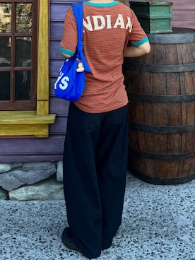 「Keds（ケッズ）のアイテム」を使った、2FIRRKさん（レディース・166cm）の秋コーディネート