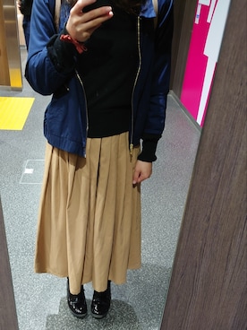 「Honeys（ハニーズ）のアイテム（その他シューズ）」を使った、yu,さん（レディース・151cm）の秋コーディネート
