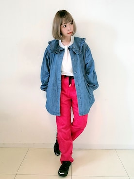 「アーバンリサーチ」｜「アイテム（福袋/福箱）」を使った、パン粉さん（レディース・151cm）の秋コーディネート