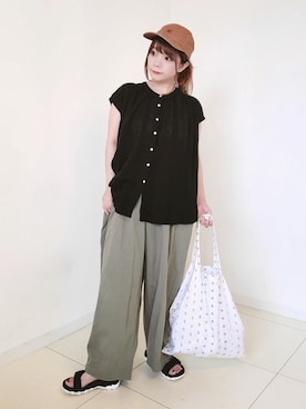 「サニーレーベル」｜「アイテム（福袋/福箱）」を使った、パン粉さん（レディース・151cm）の夏コーディネート
