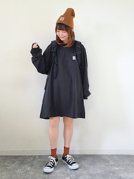 パン粉さんの（Carhartt | カーハート）を使ったコーディネート