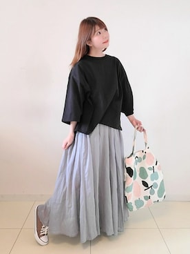 「サニーレーベル」｜「アイテム（福袋/福箱）」を使った、パン粉さん（レディース・151cm）の夏コーディネート