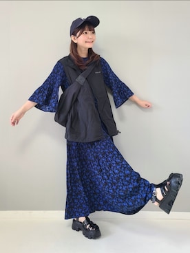 「アイテム（福袋/福箱、その他）」を使った、パン粉さん（レディース・151cm）の夏コーディネート