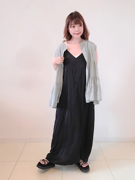 「クリスプ」｜「アイテム（福袋/福箱）」を使った、パン粉さん（レディース・151cm）の夏コーディネート