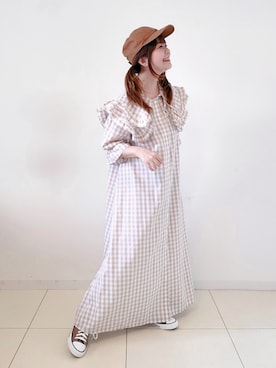 「sakishimatokyo」｜「アイテム（その他）」を使った、パン粉さん（レディース・151cm）の夏コーディネート