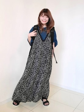「クリスプ」｜「アイテム（福袋/福箱）」を使った、パン粉さん（レディース・151cm）の夏コーディネート