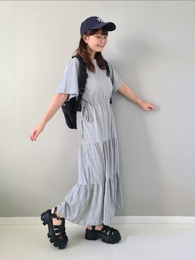 「アイテム（福袋/福箱、その他）」を使った、パン粉さん（レディース・151cm）の夏コーディネート