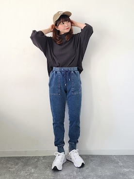 「春服デビュー宣言」｜「アイテム（福袋/福箱）」を使った、パン粉さん（レディース・151cm）の春コーディネート