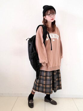 「AmbreNeige」｜「アイテム（その他）」を使った、パン粉さん（レディース・151cm）の秋コーディネート
