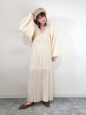 「ショート丈トップス」｜「アイテム（福袋/福箱）」を使った、パン粉さん（レディース・151cm）の秋コーディネート