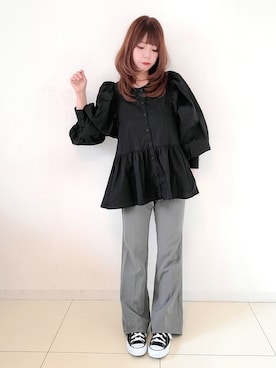 「sakishimatokyo」｜「アイテム（その他）」を使った、パン粉さん（レディース・151cm）の秋コーディネート