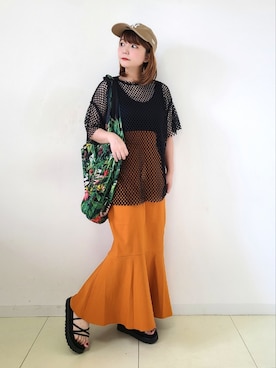 asukaさん（レディース・151cm）の夏コーディネート