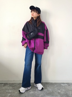 「Java（ジャバ）のアイテム」を使った、パン粉さん（レディース・151cm）の春コーディネート