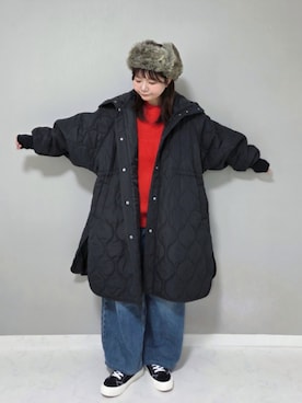 「アイテム（その他アウター）」を使った、パン粉さん（レディース・151cm）の秋コーディネート