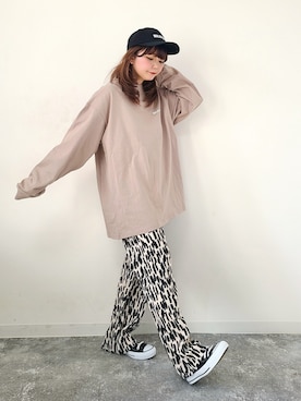 「春服デビュー宣言」｜「アイテム（福袋/福箱）」を使った、パン粉さん（レディース・151cm）の春コーディネート