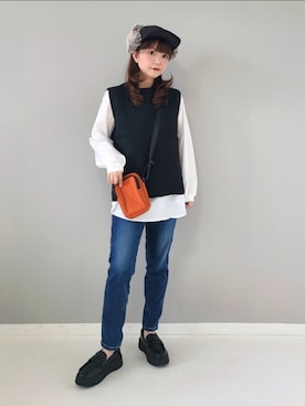 「アイテム（福袋/福箱、その他）」を使った、パン粉さん（レディース・151cm）の秋コーディネート