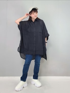 「アイテム（福袋/福箱）」を使った、パン粉さん（レディース・151cm）の夏コーディネート