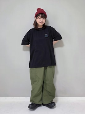 「アイテム（サンダル）」を使った、パン粉さん（レディース・151cm）の夏コーディネート