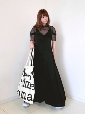 「AmbreNeige」｜「アイテム（福袋/福箱）」を使った、パン粉さん（レディース・151cm）の夏コーディネート