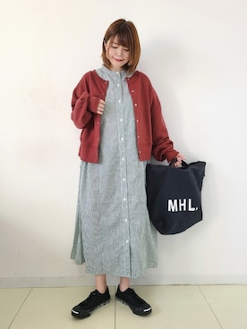 「アーバンリサーチ」｜「アイテム（その他）」を使った、パン粉さん（レディース・151cm）の春コーディネート